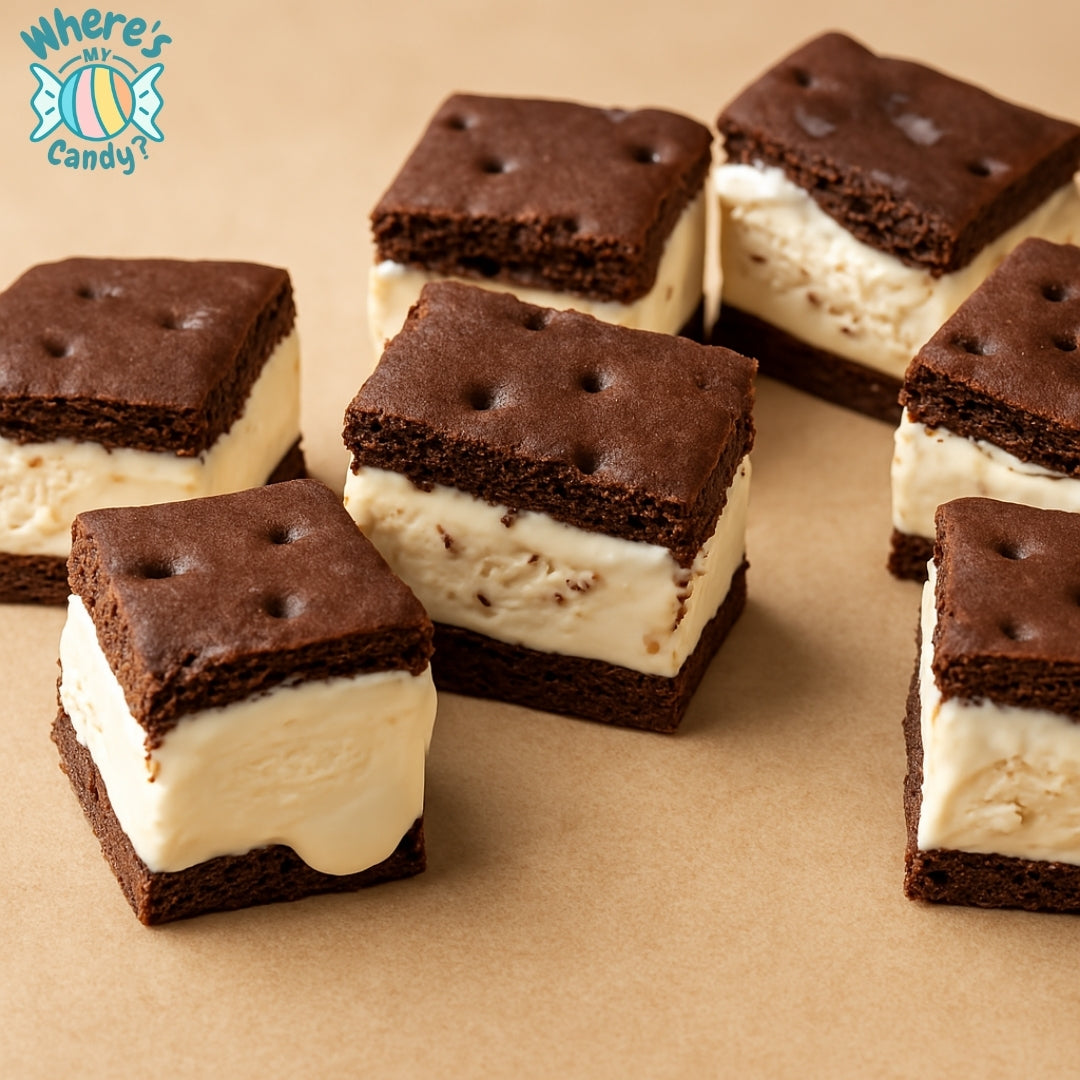 Freeze Dried Vanilla Ice Cream Sandwich Bites