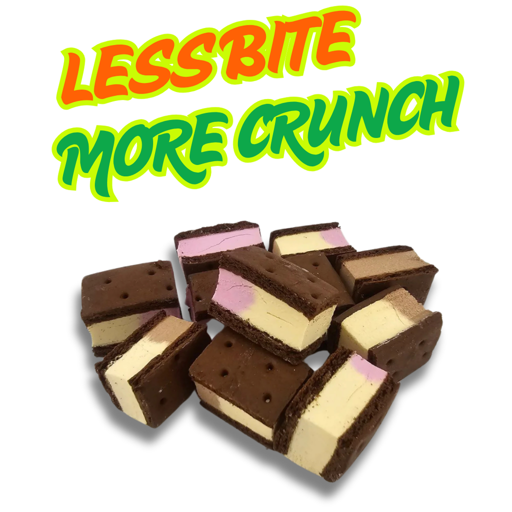 Freeze Dried Neapolitan Ice Cream Sandwich Bites