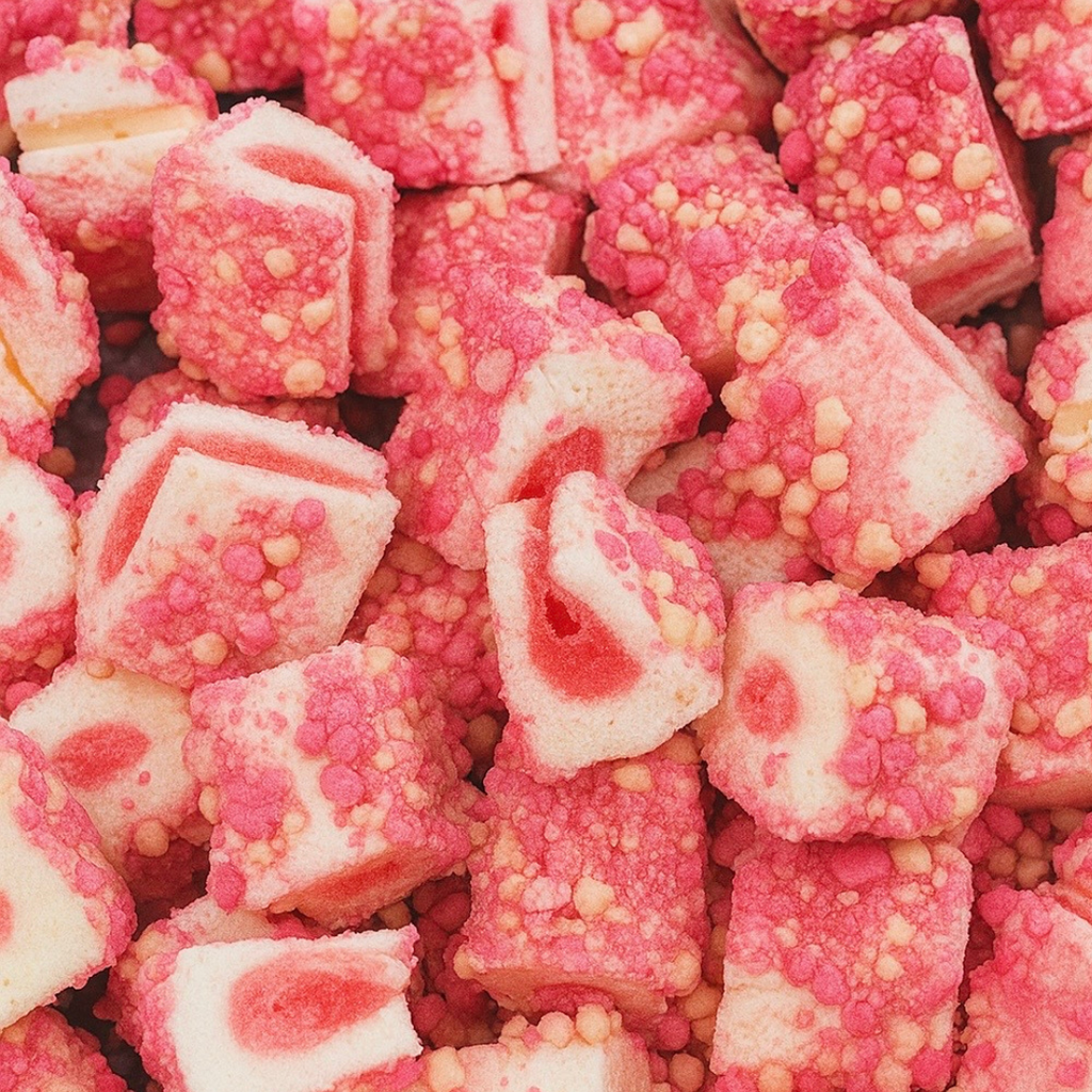 Freeze Dried Strawberry Shortcake Ice Cream Bites