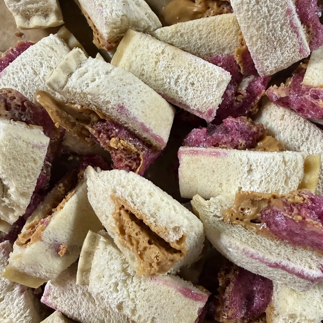 Freeze Dried Peanut Butter & Grape Jelly UncrustWittAbles Sandwich Bites