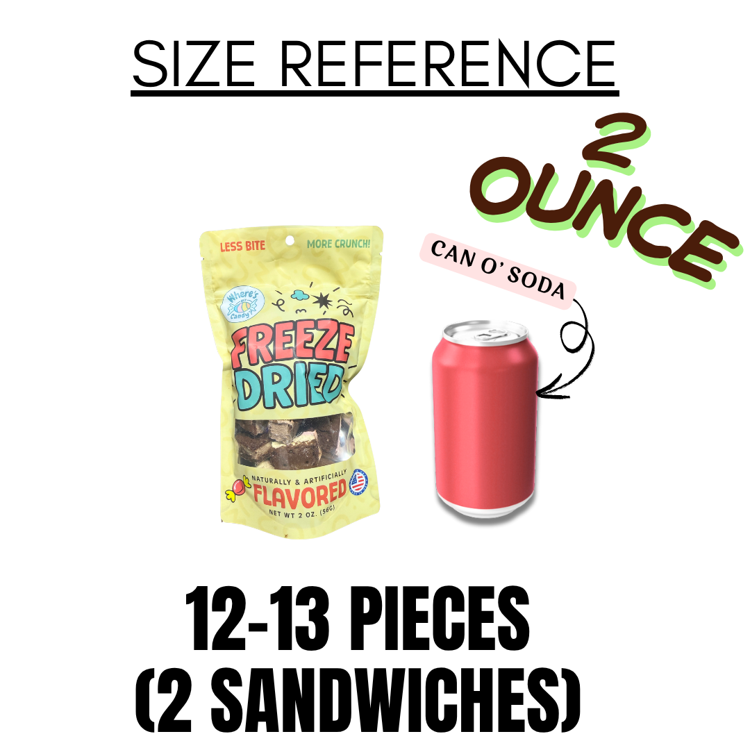 Freeze Dried Neapolitan Ice Cream Sandwich Bites
