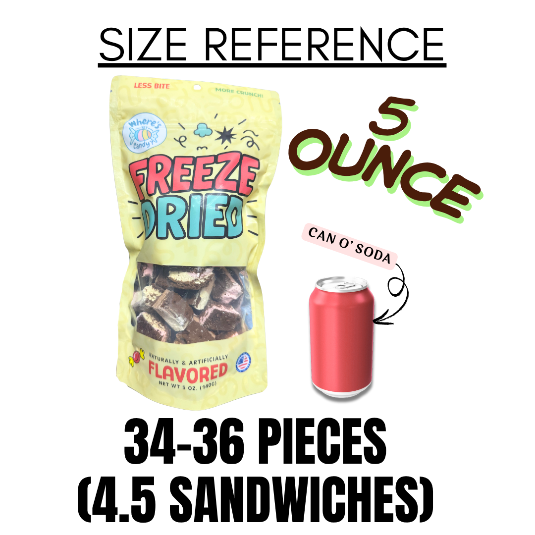 Freeze Dried Neapolitan Ice Cream Sandwich Bites