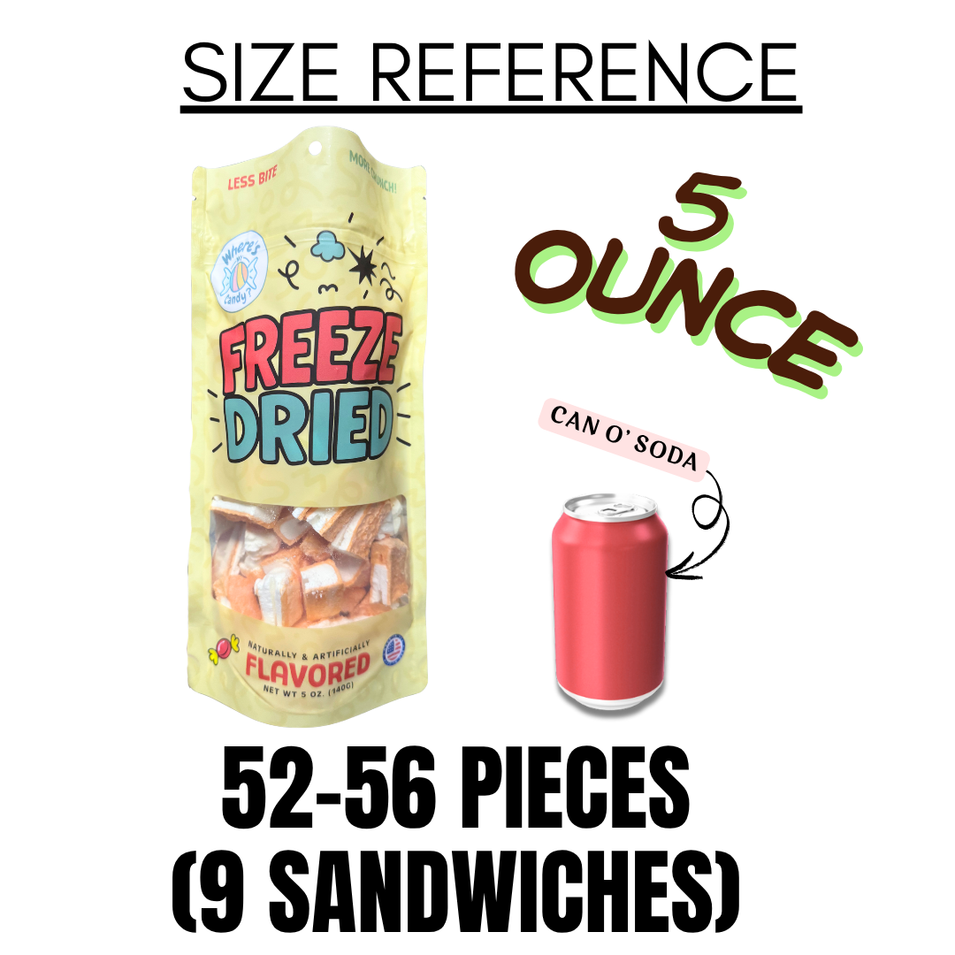 Freeze Dried Orange Cream Ice Cream Bites