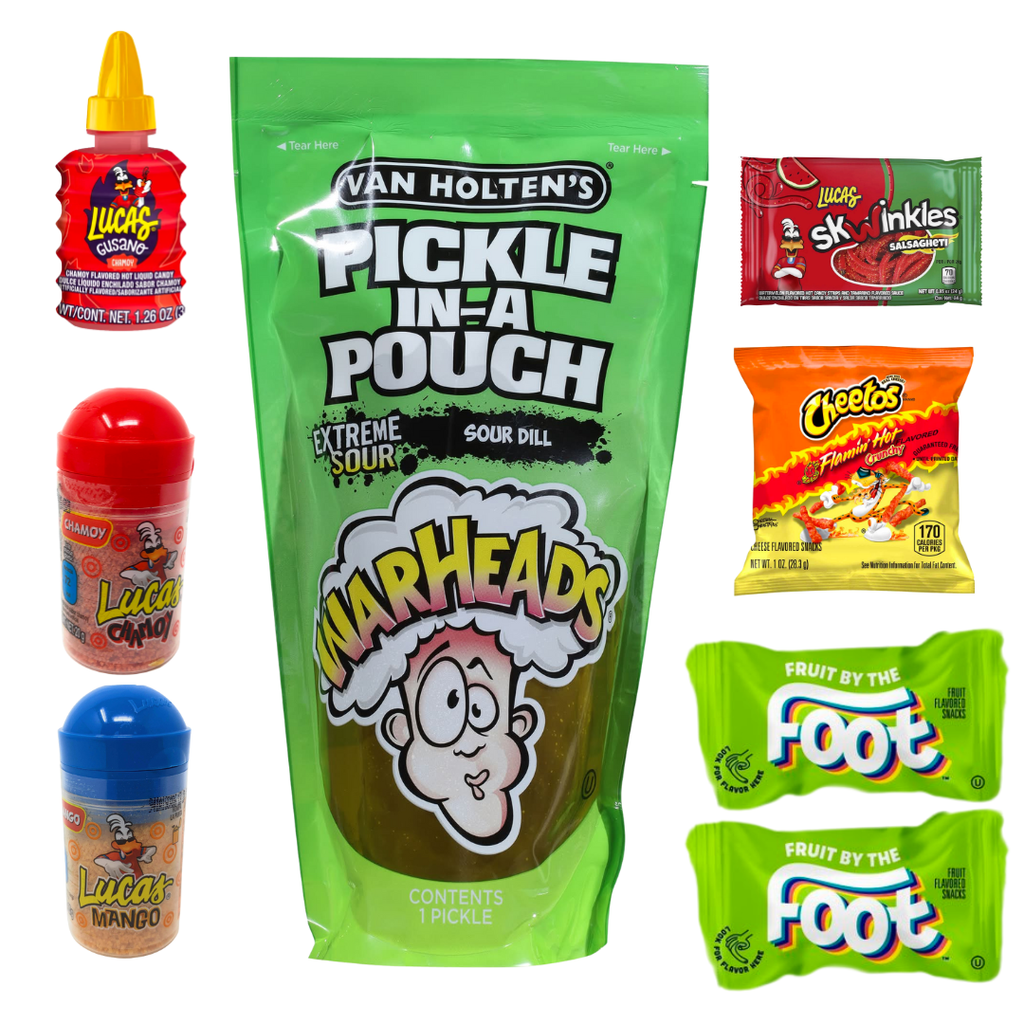 Extreme Sour Warheads Pickle Kit