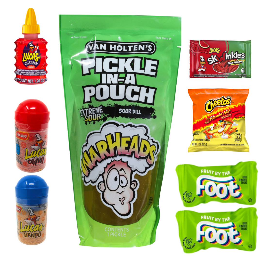 Extreme Sour Warheads Pickle Kit