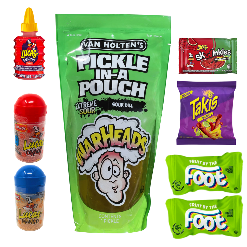 Extreme Sour Warheads Pickle Kit