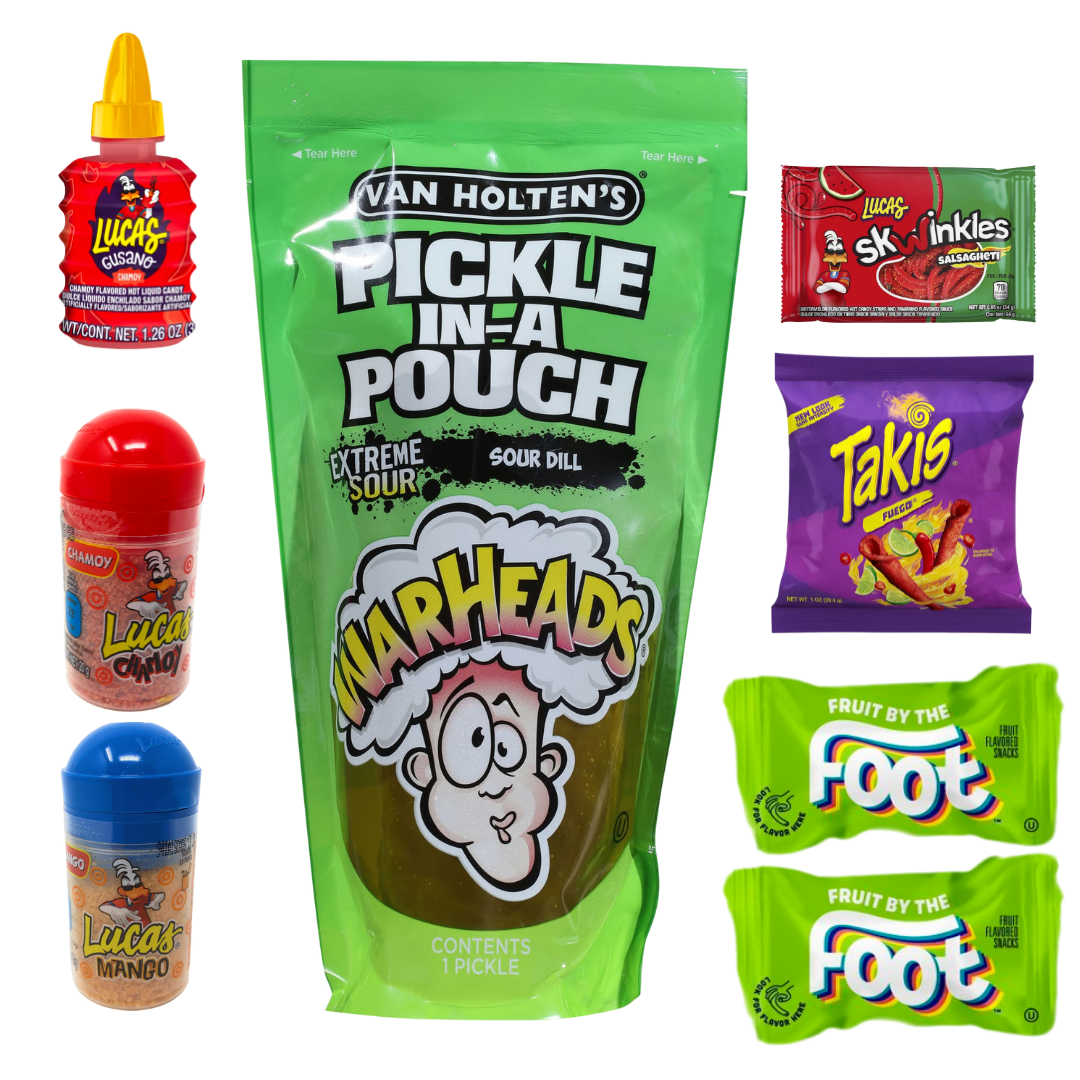 Extreme Sour Warheads Pickle Kit