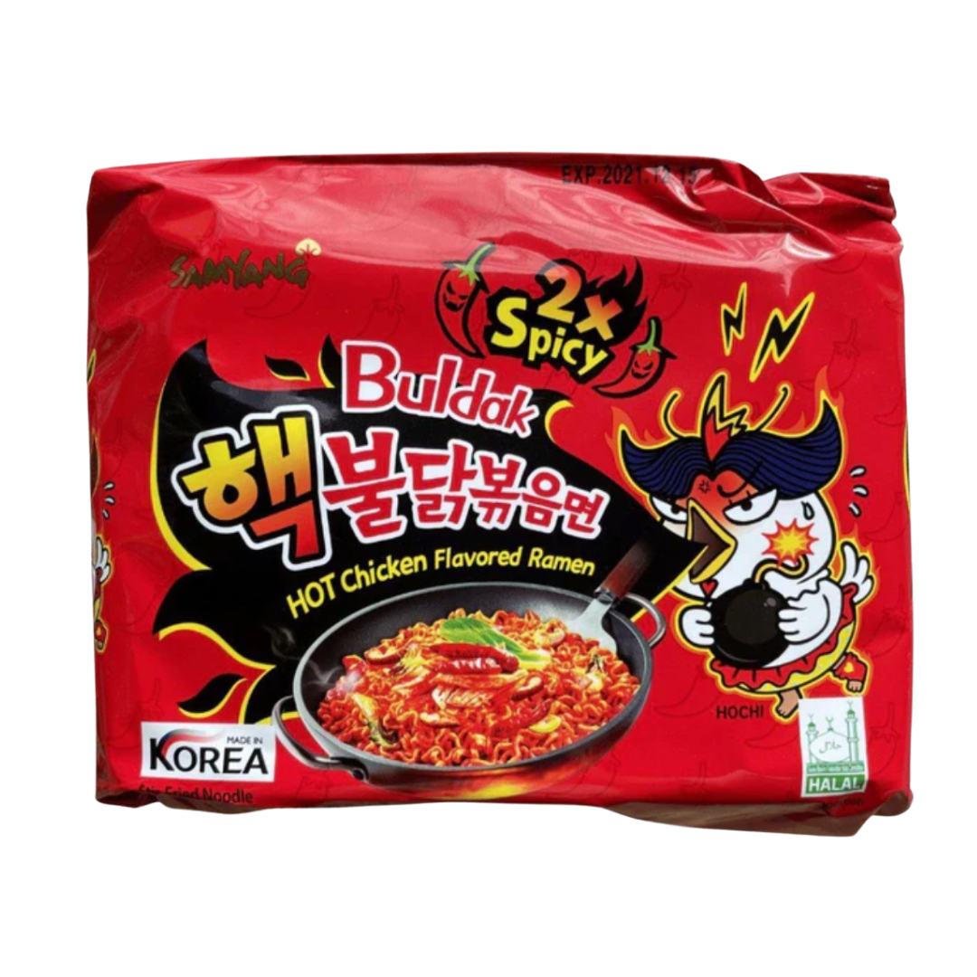 Buldak Ramen 2X Spicy 5-Pack