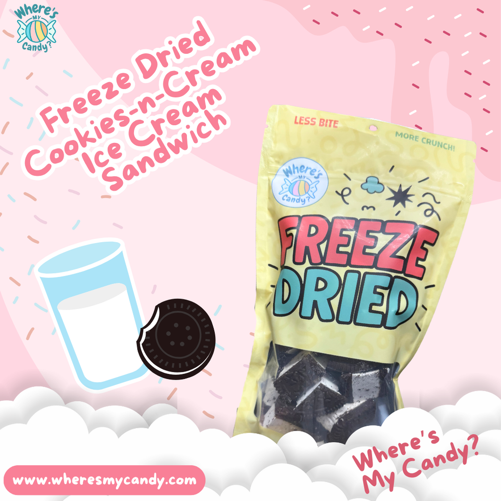 Freeze Dried Cookies-N-Cream Ice Cream Bites