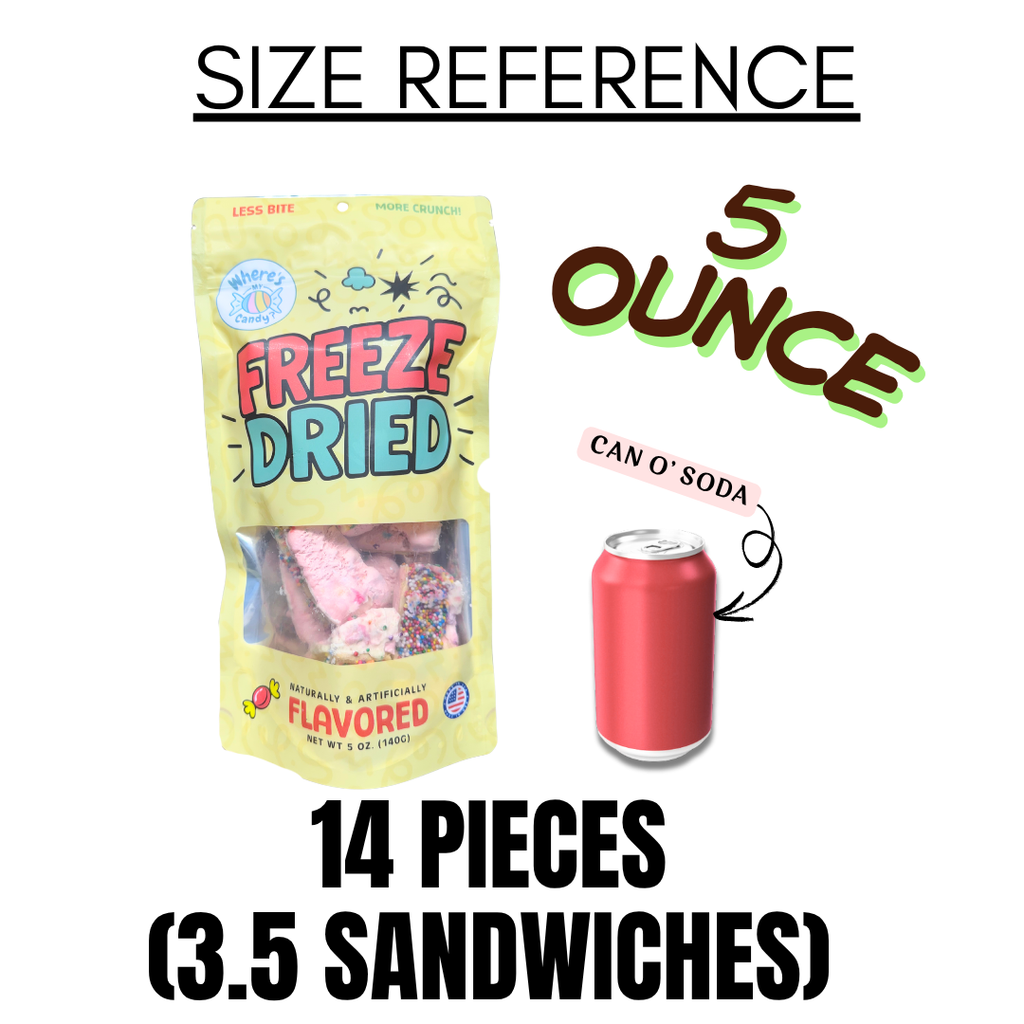Freeze Dried Birthday Cake Ice Cream Bites